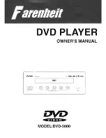 Farenheit DVD-5000 Owner'S Manual preview