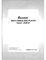 Farenheit DVD-5F Owner'S Manual предпросмотр