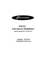 Предварительный просмотр 1 страницы Farenheit EFM-01 Owner'S Manual