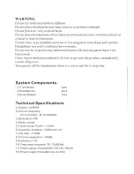 Preview for 4 page of Farenheit HP-902RFT User Manual