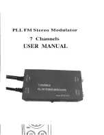 Farenheit PLL FM Stereo Modulator User Manual preview