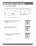 Preview for 8 page of Farenheit T-1090CM Owner'S Manual