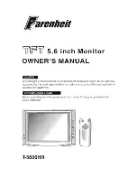 Preview for 1 page of Farenheit T-5606HR Owner'S Manual