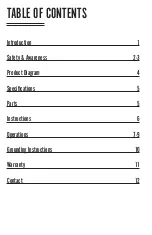 Preview for 2 page of Farenheit THSR-68SV Owner'S Manual