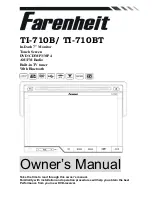 Farenheit TI-710B Owner'S Manual preview