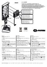 Предварительный просмотр 1 страницы FARFISA INTERCOMS Agora Series Installation Instructions