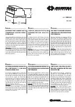 FARFISA INTERCOMS DM2444 Manual предпросмотр