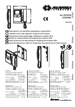 FARFISA INTERCOMS EX3262 Manual preview