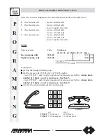 Preview for 10 page of FARFISA INTERCOMS FT 105P Installation, Programming, And  User'S Manual