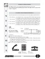 Preview for 42 page of FARFISA INTERCOMS FT 105P Installation, Programming, And  User'S Manual