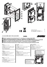 Предварительный просмотр 2 страницы FARFISA INTERCOMS MAS10PED Installation Instructions