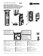 Preview for 1 page of FARFISA INTERCOMS PL10PED Manual