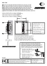 Preview for 1 page of FARFISA INTERCOMS WB 3160 Installation Instructions