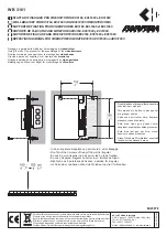 FARFISA INTERCOMS WB 3161 Installation Instructions предпросмотр