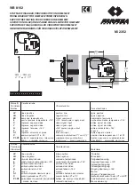 FARFISA INTERCOMS WB 8162 Installation Instructions предпросмотр