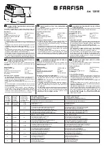 Preview for 1 page of Farfisa 1281E Manual