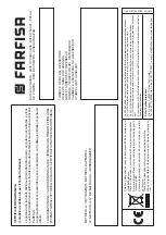 Preview for 20 page of Farfisa AD2121CAG series Manual