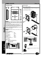 Предварительный просмотр 12 страницы Farfisa AD2121CAG series Technical Manual