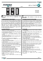 Preview for 1 page of Farfisa AGORA IPT08AGL Manual