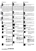 Preview for 4 page of Farfisa Alba Series Manual