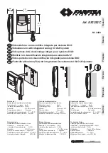 Preview for 1 page of Farfisa EX3252C series Manual