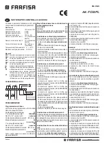 Preview for 1 page of Farfisa FC52PL Manual