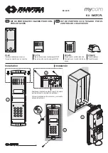 Предварительный просмотр 3 страницы Farfisa Mycom 1MCFCPL Manual