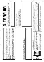 Preview for 20 page of Farfisa Zhero ZH1151WE Manual