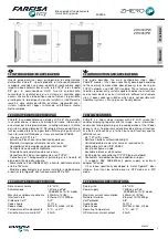 Preview for 1 page of Farfisa ZHeroIP ZH1000IPB Quick Starting Manual