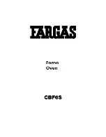 Предварительный просмотр 1 страницы Fargas CBF6S User Manual