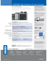 Preview for 4 page of Fargo HDP5000 Specifications