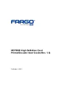 Fargo HDP5000 User Manual предпросмотр