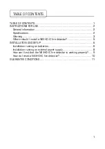 Preview for 2 page of Farho NEXNO-IC Assembly And Operating Instructions Manual