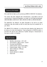 Preview for 3 page of Farho NEXNO-IC Assembly And Operating Instructions Manual