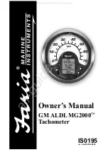 Faria GM ALDL MG2000 Owner'S Manual preview