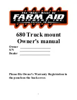 Farm Aid 250 Owner'S Manual preview