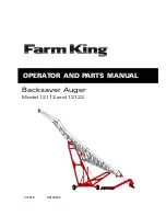 Preview for 1 page of Farm King 12112 Operator And Parts Manual