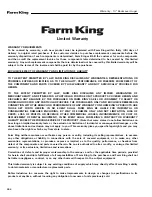 Preview for 264 page of Farm King 13114 Operator And Parts Manual