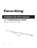 Farm King 1342 Operator And Parts Manual preview