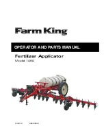 Preview for 1 page of Farm King 1460 Operator And Parts Manual