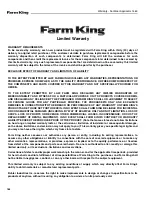 Preview for 164 page of Farm King 1460 Operator And Parts Manual