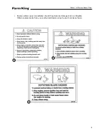 Предварительный просмотр 9 страницы Farm King 45 Series Operator And Parts Manual