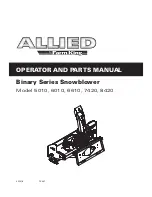 Preview for 1 page of Farm King Allied Binary Series Operator And Parts Manual