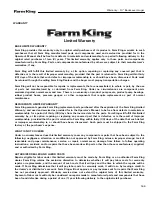 Preview for 169 page of Farm King Model 1050 Operator And Parts Manual