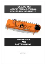 Preview for 1 page of FARM-MAXX FFM145 Operator And Parts Manual