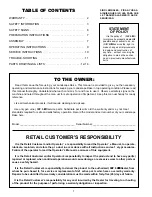 Preview for 2 page of FARM STAR DCR-4 Owner'S/Operator'S Manual