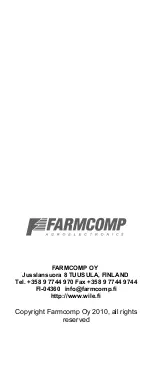 Preview for 15 page of Farmcomp Wile 25 Operating Instructions Manual