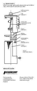 Предварительный просмотр 10 страницы Farmcomp Wile-25 Operating Instructions Manual