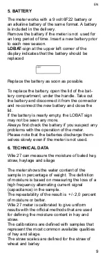 Preview for 9 page of Farmcomp Wile 27 Operating Instructions Manual