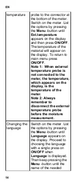 Preview for 14 page of Farmcomp Wile 65 Operating Instructions Manual